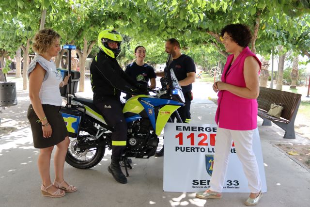 El Servicio de Emergencias y Protección Civil de Puerto Lumbreras incrementa su parque móvil con una nueva motocicleta de 125cc