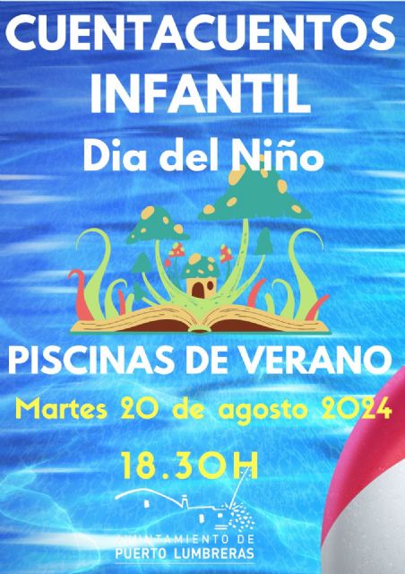 Las piscinas municipales de verano acogerán un cuentacuentos infantil el próximo 20 de agosto