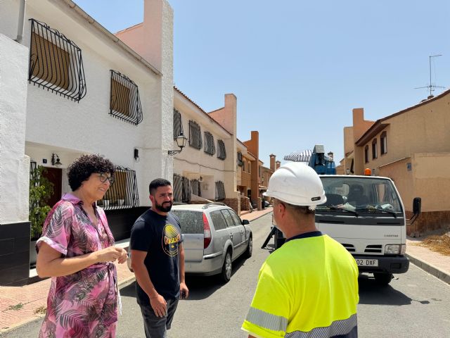 El Ayuntamiento de Puerto Lumbreras renueva el sistema de alumbrado público en los barrios de Valdelagrana y Casa del Cura